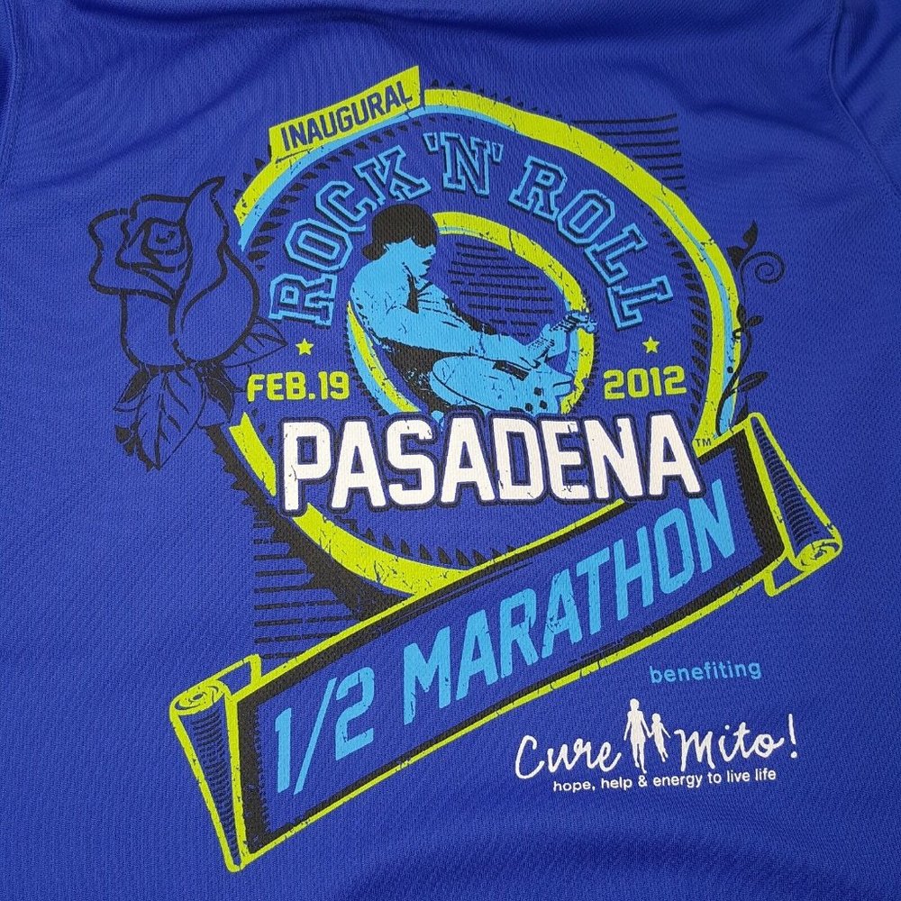 Lot of 3 Marathon Jerseys Arizona 2012 Pasadena 2012 Long Beach 2010 "Lisa" XL
